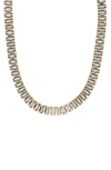 COVET TWO-TONE WATCH BAND NECKLACE
