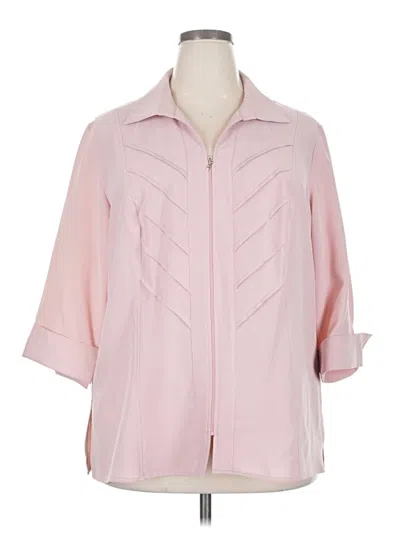 Pre-owned Covington 3/4 Sleeve Blouse In Pink