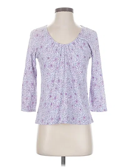 Pre-owned Covington 3/4 Sleeve T-shirt In Purple