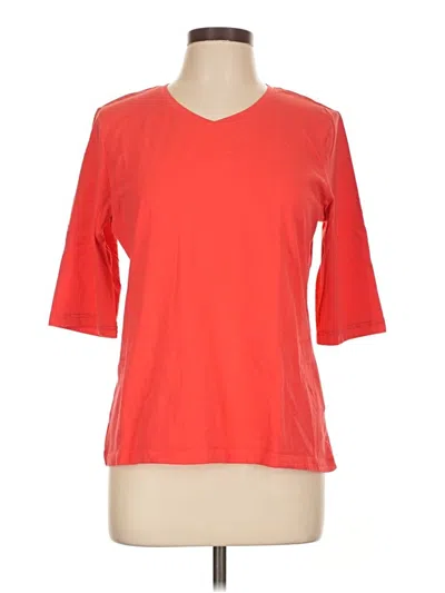 Pre-owned Covington 3/4 Sleeve T-shirt In Red