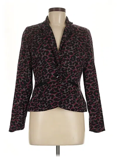 Pre-owned Covington Blazer Jacket In Burgundy