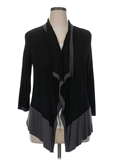 Pre-owned Covington Cardigan Sweater In Black