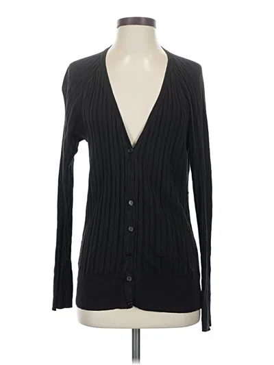 Pre-owned Covington Cardigan Sweater In Black