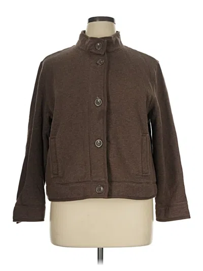 Pre-owned Covington Cardigan Sweater In Brown
