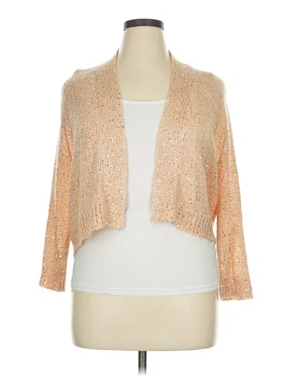 Pre-owned Covington Cardigan Sweater In Orange
