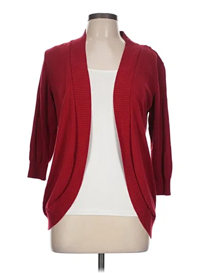 Pre-owned Covington Cardigan Sweater In Red