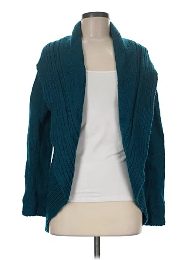 Pre-owned Covington Cardigan Sweater In Teal