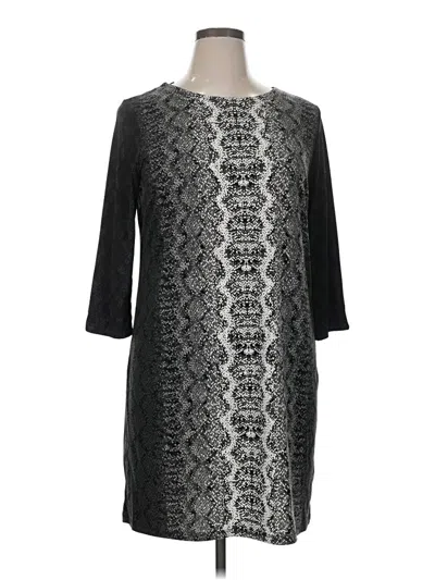 Pre-owned Covington Casual Dress In Gray