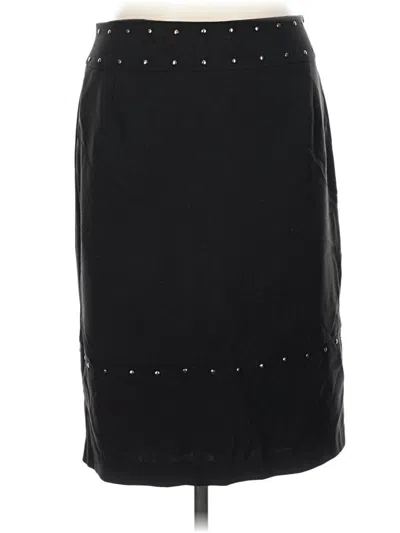 Pre-owned Covington Casual Skirt In Black