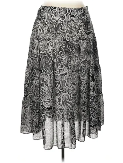 Pre-owned Covington Casual Skirt In Silver