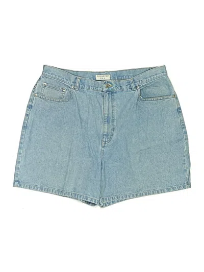 Pre-owned Covington Denim Shorts In Blue
