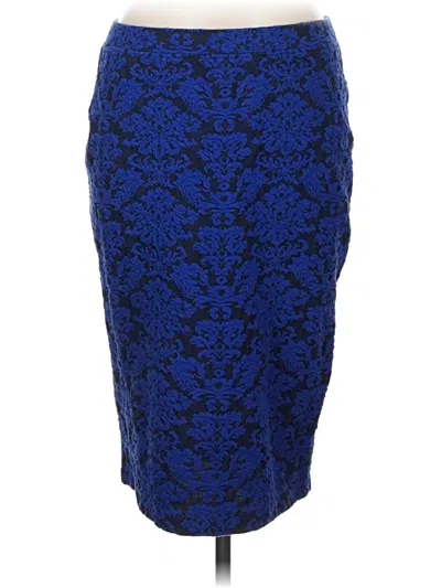Pre-owned Covington Formal Skirt In Blue
