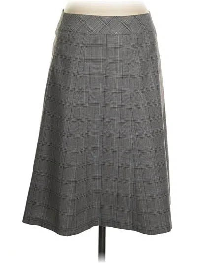 Pre-owned Covington Formal Skirt In Gray