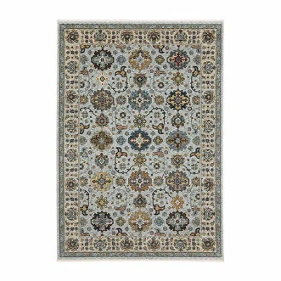 Covington Home Adeline Traditional Medallion Indoor Rectangular Accent Rug In Blue