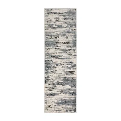 Covington Home Caracas Distressed Layers 27"x90" Indoor Rectangular Runner In Blue