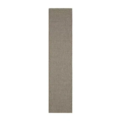 Covington Home Carina Textures 24"x90" Indoor Outdoor Rectangular Runner In Gray