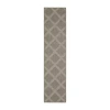Covington Home Carina Woven Diamonds 24"x90" Indoor Outdoor Rectangular Runner In Gray