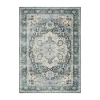 Covington Home Chelsea Vintage Center Medallion Washable Indoor Rectangular Area Rug In Blue