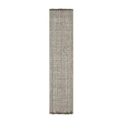 Covington Home Geneva Faded Textures 22"x90" Indoor Outdoor Rectangular Runner In Sand