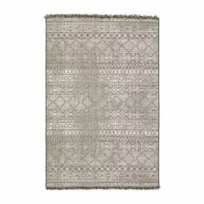 Covington Home Geneva Tribal Inspired 39"x60" Indoor Outdoor Rectangular Accent Rug In Sand