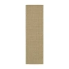 Covington Home Kehlani Flat Woven Solid 2'3"x7'6" Indoor Outdoor Rectangular Runner In Brown