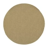 Covington Home Kehlani Flat Woven Solid 7'10"x7'10" Indoor Outdoor Round Area Rug In Brown