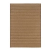 Covington Home Kehlani Tonal Stripe Indoor Outdoor Rectangular Accent Rug In Brown