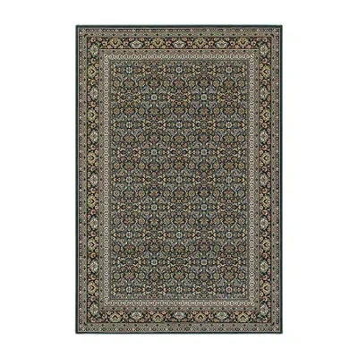 Covington Home Kerman Traditional Bordered Indoor Rectangular Accent Rug In Blue