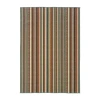 Covington Home Majorca Vertical Stripes Indoor Outdoor Rectangular Accent Rug In Green