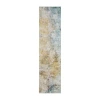 Covington Home Marcel Distressed Abstract 24"x96" Indoor Rectangular Runner In Yellow