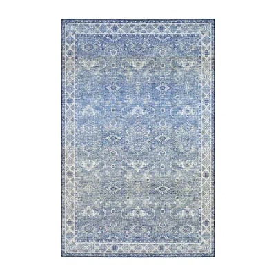 Covington Home Marcel Faded Border Indoor Rectangular Area Rug In Blue