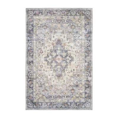 Covington Home Marcel Vintage Medallion Indoor Rectangular Area Rug In Blue