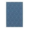Covington Home Marquesas Morrocan Trellis Indoor Outdoor Rectangular Area Rug In Blue