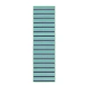 Covington Home Marquesas Multi Stripe 2'3"x7'6" Indoor Outdoor Rectangular Runner In Blue