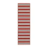 Covington Home Marquesas Striped 2'3"x7'6" Indoor Outdoor Rectangular Runner In Red