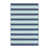 Covington Home Marquesas Striped Indoor Outdoor Rectangular Accent Rug In Blue
