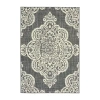 Covington Home Martinique Center Medallion Indoor Outdoor Rectangular Accent Rug In Gray