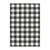 Covington Home Martinique Gingham Plaid Indoor Outdoor Rectangular Area Rug In Black