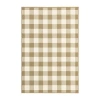 Covington Home Martinique Gingham Plaid Indoor Outdoor Rectangular Area Rug In Sand