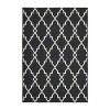 Covington Home Martinique Intricate Trellis Indoor Outdoor Rectangular Accent Rug In Black
