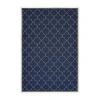 Covington Home Martinique Scallop Trellis Indoor Outdoor Rectangular Accent Rug In Blue