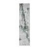Covington Home Mirabelle Distressed Abstract Washable 2'x8' Indoor Rectangular Runner In Gray