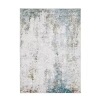 Covington Home Mirabelle Glacier Abstract Washable Indoor Rectangular Area Rug In Blue