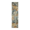 Covington Home Mirabelle Patina Abstract Washable 2'x8' Indoor Rectangular Runner In Orange