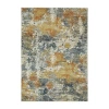 Covington Home Mirabelle Patina Abstract Washable Indoor Rectangular Area Rug In Orange