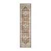 Covington Home Savannah Medallion 24"x96" Indoor Rectangular Runner In Red