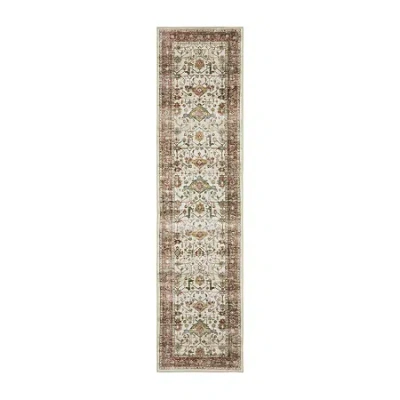 Covington Home Savannah Traditional 24"x96" Indoor Rectangular Runner In White