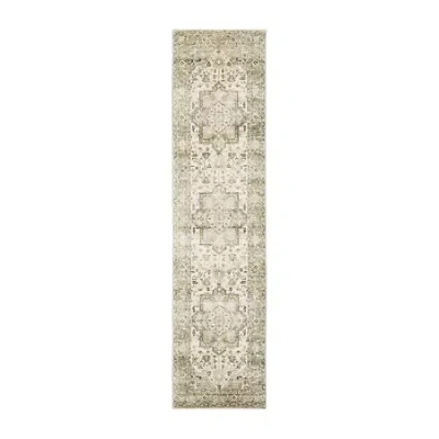 Covington Home Sierra Star Medallion 24"x96" Indoor Rectangular Runner In Sand