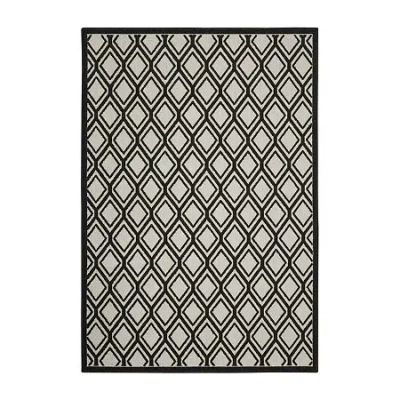 Covington Home Trieste Double Diamond Indoor Outdoor Rectangular Area Rug In Gray