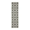Covington Home Trieste Moroccan Lattice Geometric Indoor Outdoor Rectangular Runner In Gray